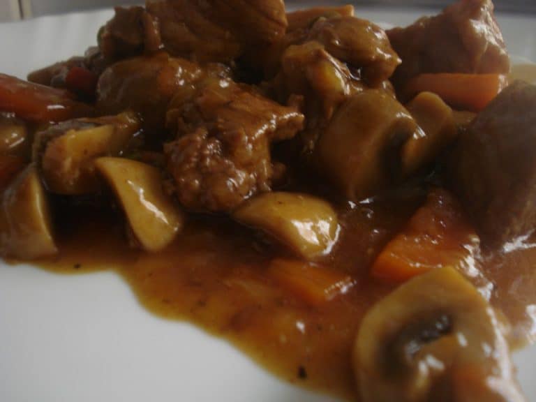 carne al champiñón
