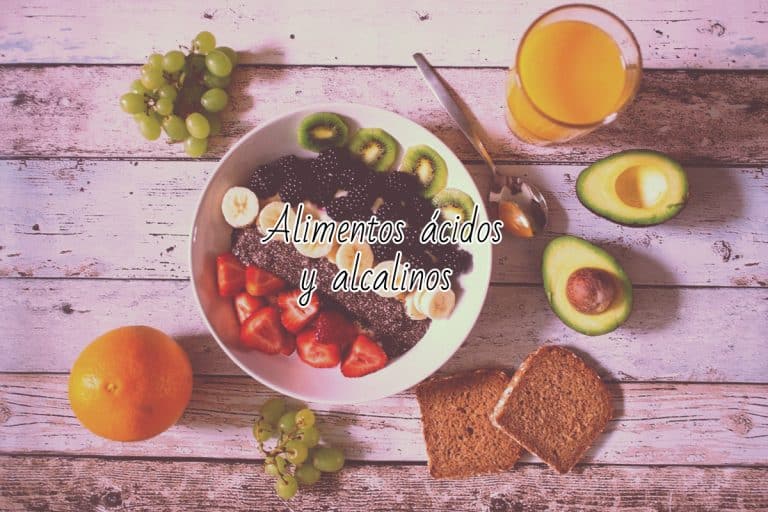 Alimentos ácidos y alcalinos