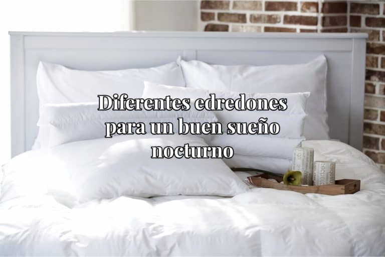 Diferentes edredones para un buen sueño nocturno