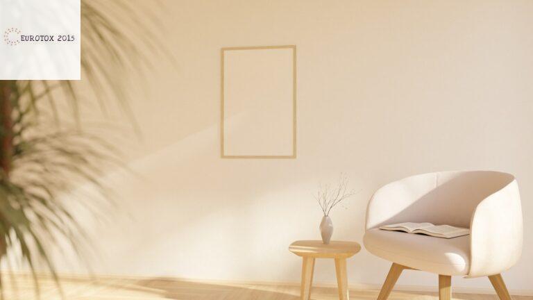 a chair and a table in a room