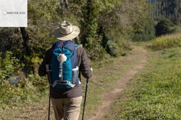 persona caminando por el camino