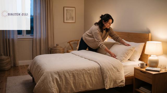Dormitorio preparado para mantener hábitos que mejoran la calidad del sueño