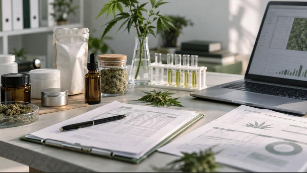 Revisión de trazabilidad y calidad de productos de CBD